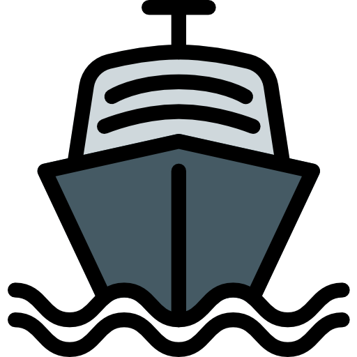 Ship Pixel Perfect Lineal Color icon