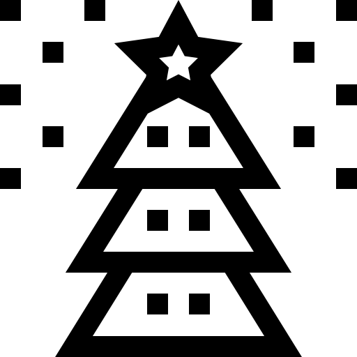 weihnachtsbaum Basic Straight Lineal icon
