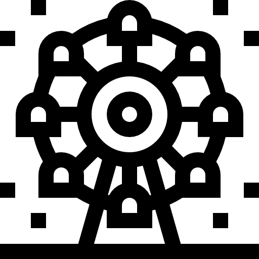 riesenrad Basic Straight Lineal icon