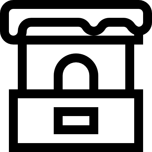 taquilla Basic Straight Lineal icono