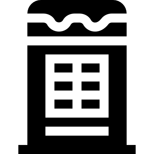 telefonzelle Basic Straight Filled icon