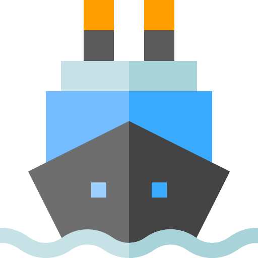 船 Basic Straight Flat icon