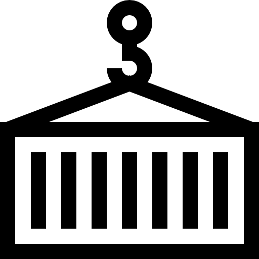 컨테이너 Basic Straight Lineal icon
