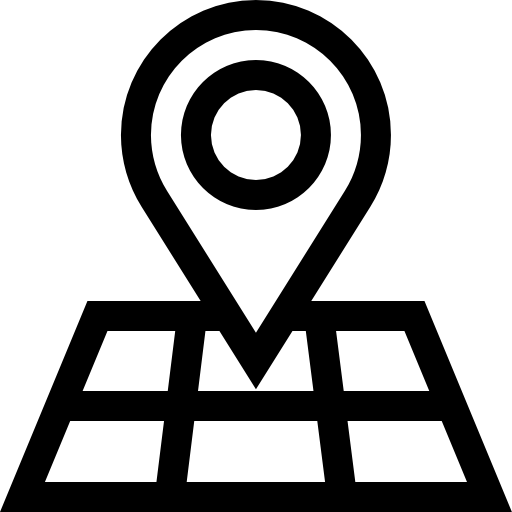 carte Basic Straight Lineal Icône