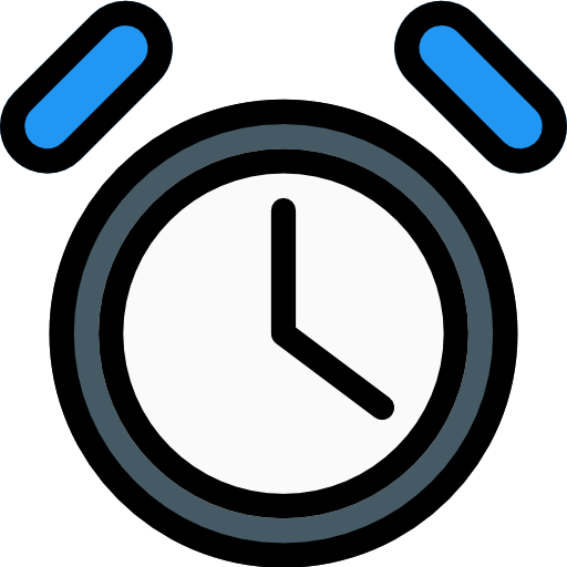 Alarm clock Pixel Perfect Lineal Color icon