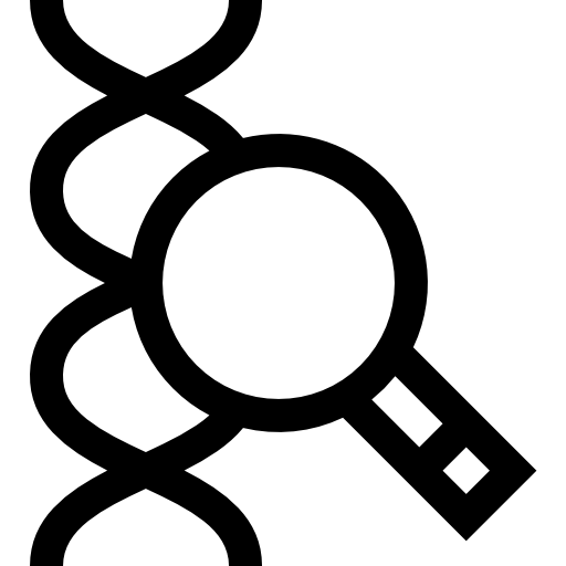 adn Basic Straight Lineal Icône