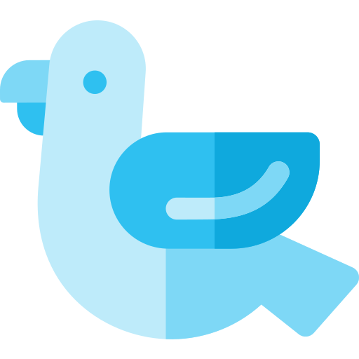 Dove Basic Rounded Flat icon
