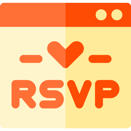 rsvp Basic Rounded Flat icon