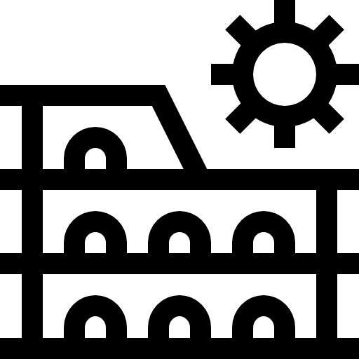 koloseum Basic Straight Lineal ikona