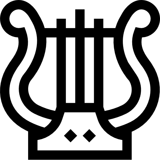 lira Basic Straight Lineal icono