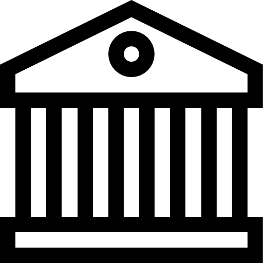 그리스 사원 Basic Straight Lineal icon
