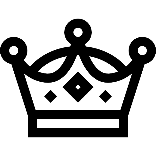 크라운 Basic Straight Lineal icon