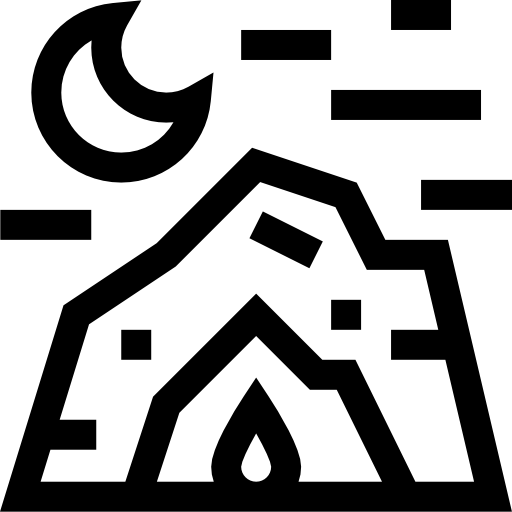 洞窟 Basic Straight Lineal icon