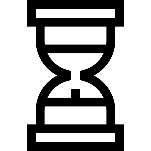 klepsydra Basic Straight Lineal ikona