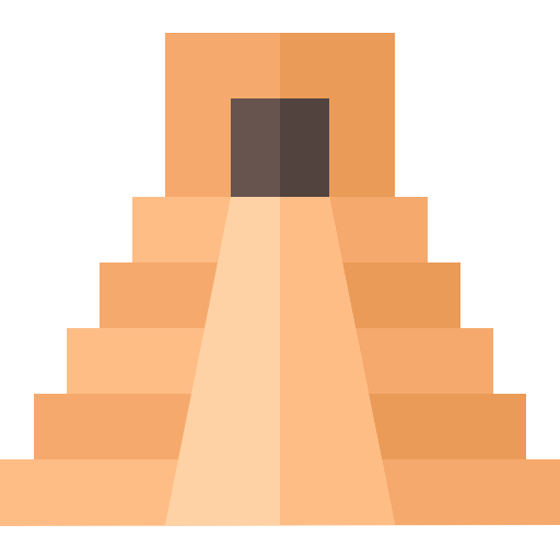 piramide azteca Basic Straight Flat icona