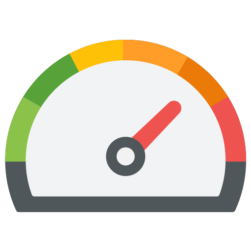 Speedometer Generic color fill icon