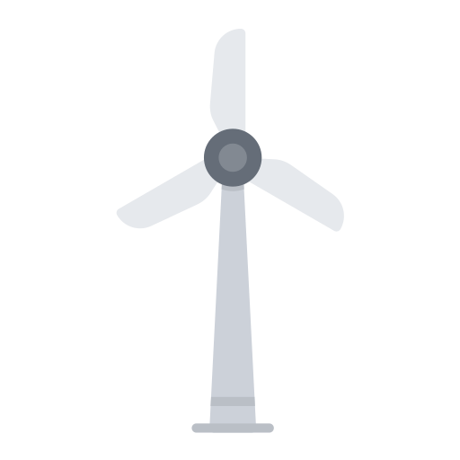 Wind energy Generic color fill icon