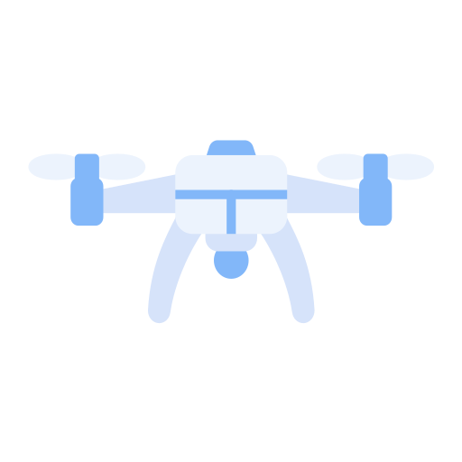 Smart drone Generic color fill icon