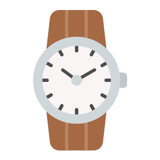 orologio da polso Generic color fill icona