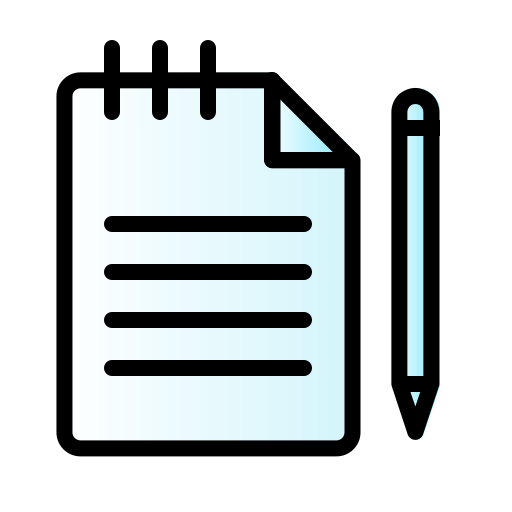 Document Generic gradient lineal-color icon