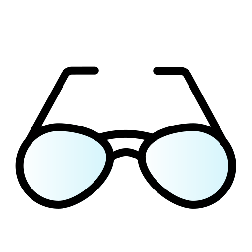 okulary Generic gradient lineal-color ikona