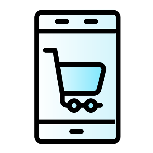 Мобильный шопинг Generic gradient lineal-color иконка
