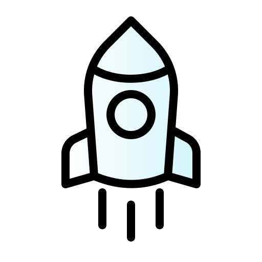 ロケット Generic gradient lineal-color icon