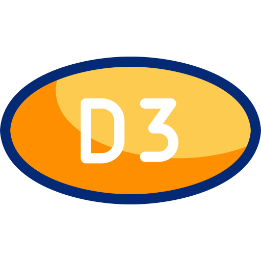 vitamina d3 Basic Accent Lineal Color icono