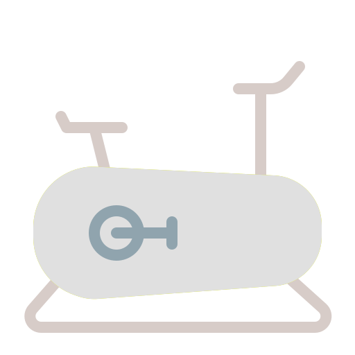 Stationary bike Generic color fill icon