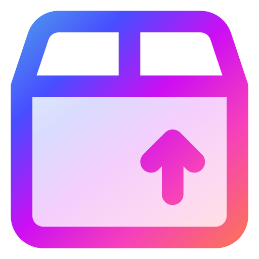 Package Generic gradient fill icon
