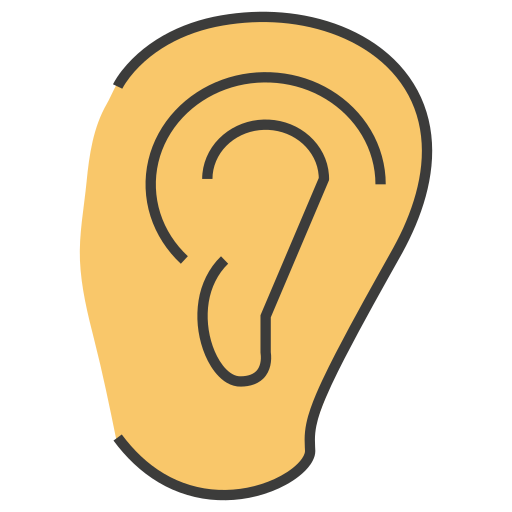 Listen Generic color lineal-color icon