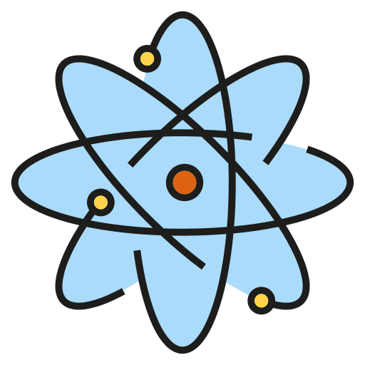 Molecule Generic color lineal-color icon