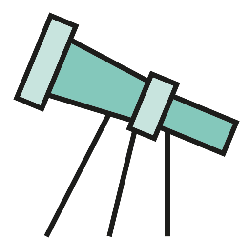 binocolo Generic color lineal-color icona