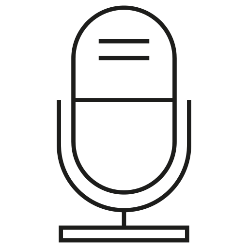 microfoon Generic outline icoon
