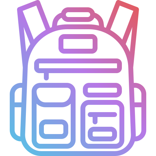 rucksack Generic gradient outline icon