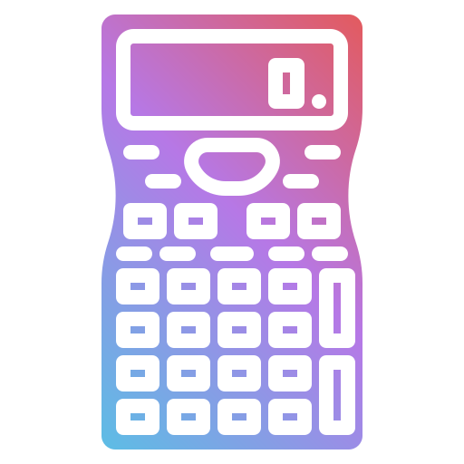 calculadora Generic gradient fill icono