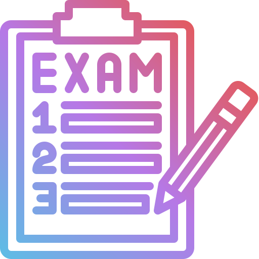 Exam Generic gradient outline icon