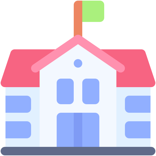 学校 Generic color fill icon