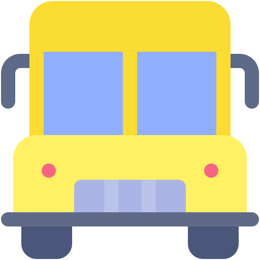 autobús escolar Generic color fill icono