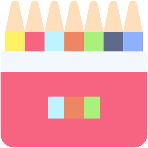lapices de colores Generic color fill icono