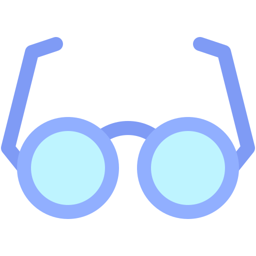 occhiali da lettura Generic color fill icona