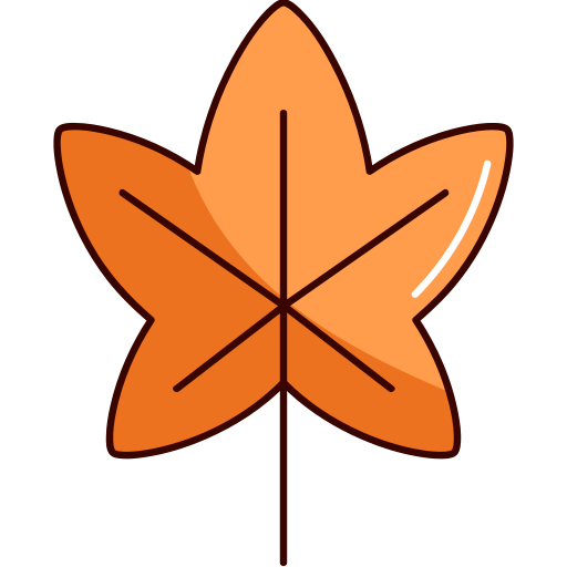 가을 잎 Generic color lineal-color icon