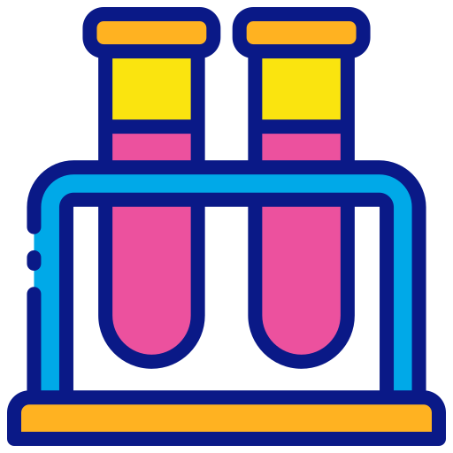 tubo de ensayo Generic color lineal-color icono