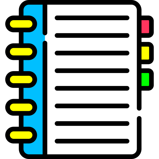 Notebook Generic color lineal-color icon