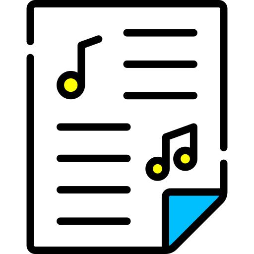 Music Generic color lineal-color icon