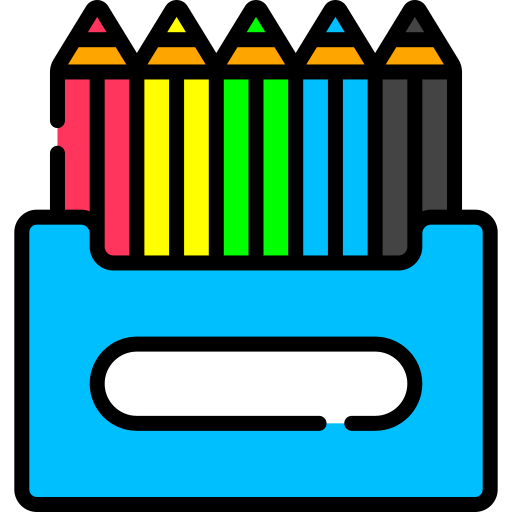 lápices de colores Generic color lineal-color icono