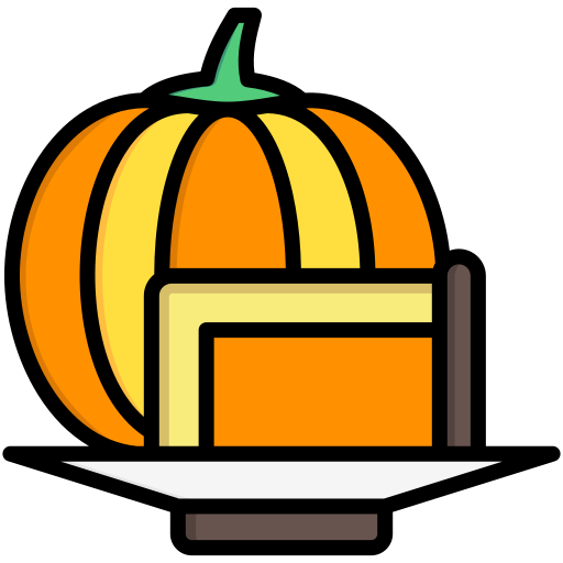 Pumpkin pie Generic color lineal-color icon