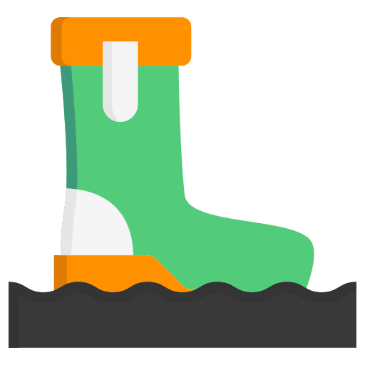 Rain boots Generic color fill icon