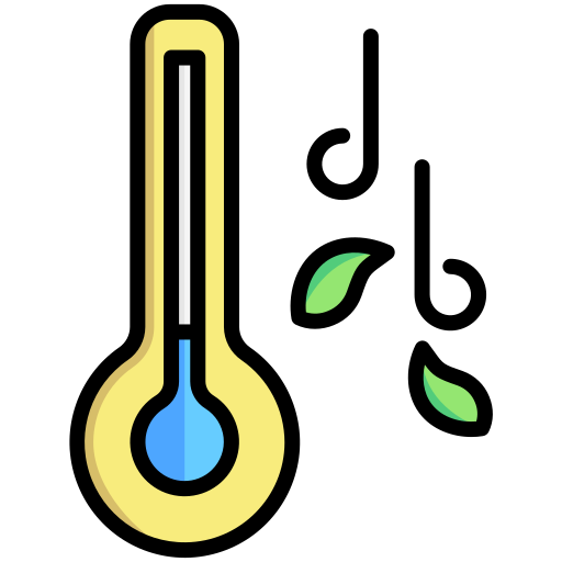 termómetro Generic color lineal-color icono