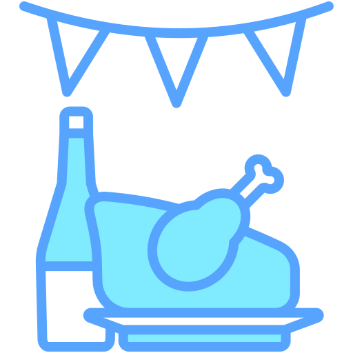 Feast Generic color lineal-color icon